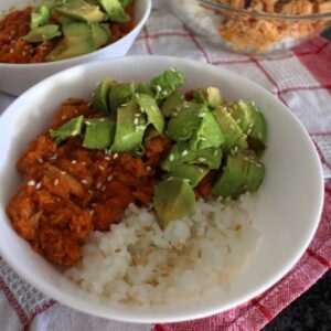 Tuna sushi bowl